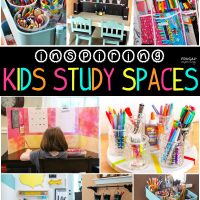 Inspirational Homework Stations & Easy Kids Study Spaces