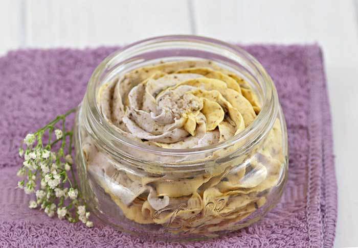 Calendula and Lavender Fluffy Whipped Soap Recipe for Dry Skin