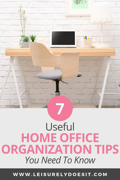 Here are some simple home office organization tips to keep your workspace neat and tidy.