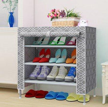 Load image into Gallery viewer, 4 Layers 3 Slots Shoe Organizer Dust proof Shoe Storage Shelf Rack