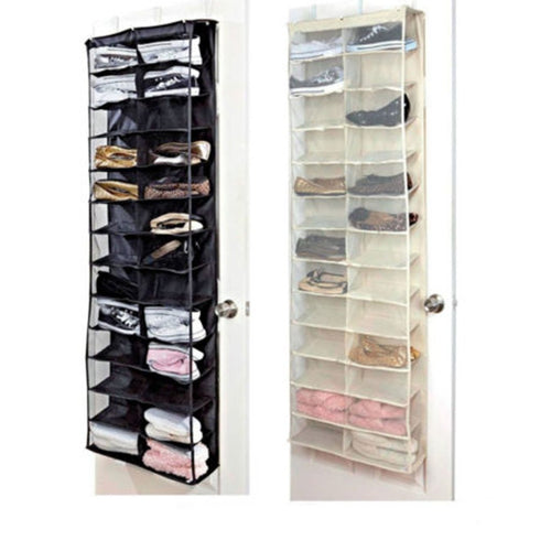 26 Pockets Storage Bag Door Hanging Shoes Storage Bag Organize Bag