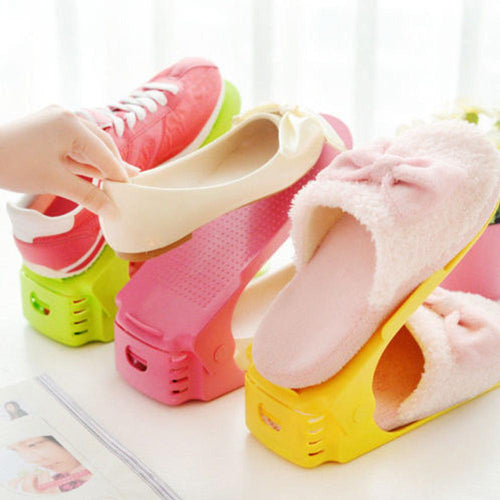 Convenient Double Cleaning Easy Shoes Organizer