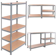 Load image into Gallery viewer, Selection tangkula 72 storage shelves heavy duty steel frame 5 tier garage shelf metal multi use storage shelving unit for home office dormitory garage