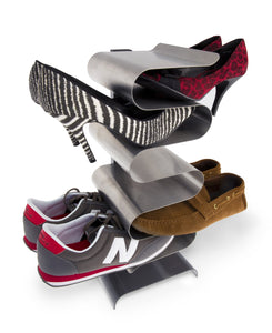 j-me Nest Freestanding Shoe Rack - Shoe Organizer Keeps Shoes, Boots, Sneakers and Sandals Off The Floor. A Great Shoe Storage Solution for Your Entryway, Living Room, Bedroom or Closet.