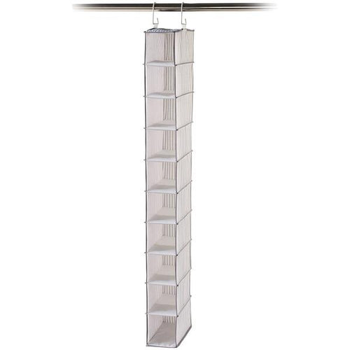 10 SHELF SHOE ORGNZR GRY