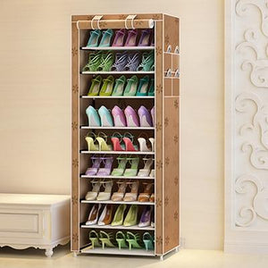 Actionclub 7 Layers 10 Layers Shoes Storage Cabinet DIY Assembly Shoe Shelf Dustproof Moistureproof Large Capacity Shoe Rack