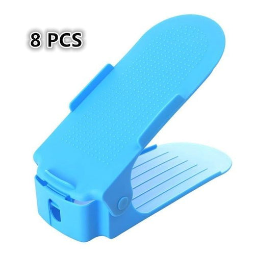 Adjustab Double Shoe Rack 8pcs